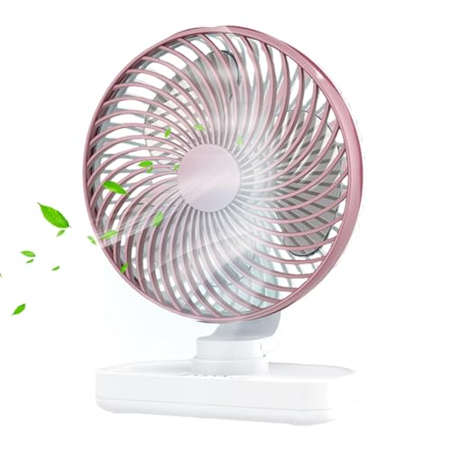 Portable Fan with 4 Speed Settings, Powerful Oscillating Cooling 8.07x6.3x3.74 Inches for Efficient Airflow, Lightweight Cooler Studio, Outdoor Adventure, Camping Trips von zwxqe