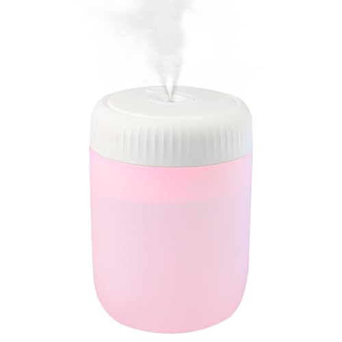Travel Humidifier, USB Portable Diffuser with Night Lights, Mist Maker, Compact Home Appliance, Sleep Aid for Nightstand Bedside Offices and Moisture Control, 2.7x2.7x3.7 In Travel Humidifier, USB Portable Diffuser with Night Lights, Mist Maker, Compact Home Appliance, Sleep Aid for Nightstand Bedside Offices and Moisture Control, 2.7x2.7x3.7 In von zwxqe