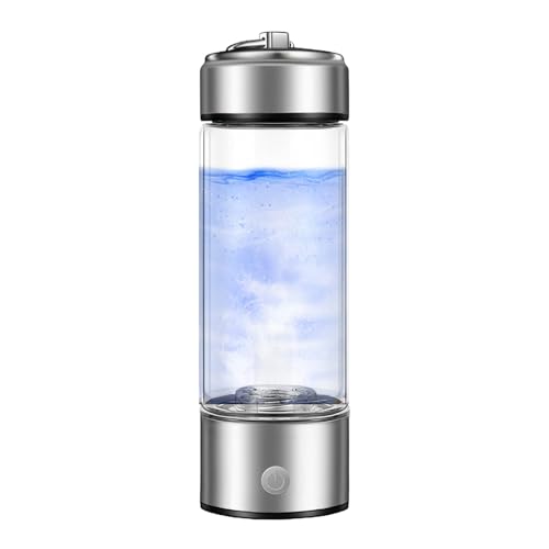 Wasserstoffwasser Generator | Ionisierer Gerät Für Zuhause - Ergonomische Trinkflasche Für Wanderungen, Camping, Fitness, Reisen, Outdoor, Büro Und Zuhause von zwxqe