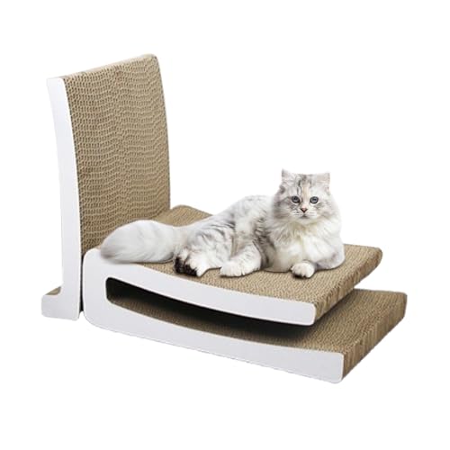 Wear Resistant Cat Scratching Board, Durable Cardboard Scratch Pad and Interactive Mat Indoor Cats, Ideal for Climbing Wall, Sleeping Corner, Play Area, Window Use von zwxqe