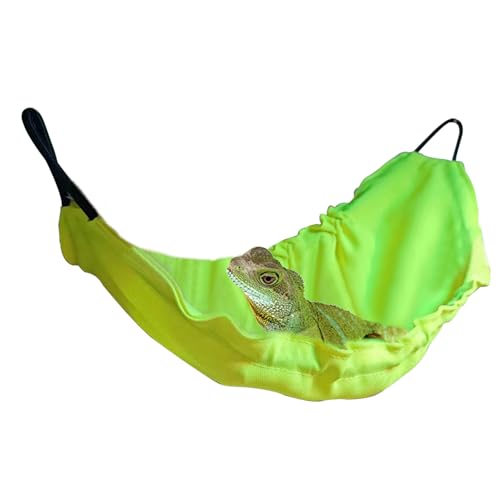 zwxqe Bärtiger Hängematte - Reptilientank -Accessoire für komfortable Faulenzen, weiches Schwungbett mit haltbarem Lebensraumdesign, Terrariumdekor für Eidechsen, Anolen, Schlangen, Chamäleons, 13,7 zwxqe Bärtiger Hängematte - Reptilientank -Accessoire für komfortable Faulenzen, weiches Schwungbett mit haltbarem Lebensraumdesign, Terrariumdekor für Eidechsen, Anolen, Schlangen, Chamäleons, 13,7 von zwxqe