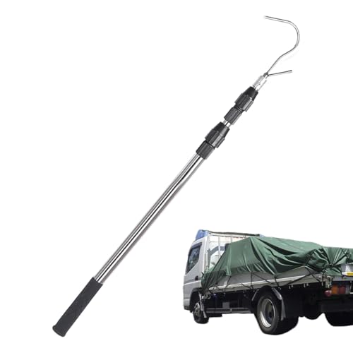 zwxqe Bed Buddy Truck Tool Teleskop Cargo Greifer Edelstahl LKW Werkzeug Multifunktionale Teleskop Zugstange Dachstange Haken Heavy Duty Truck Haken High Truck Planenhaken zwxqe Bed Buddy Truck Tool Teleskop Cargo Greifer Edelstahl LKW Werkzeug Multifunktionale Teleskop Zugstange Dachstange Haken Heavy Duty Truck Haken High Truck Planenhaken von zwxqe