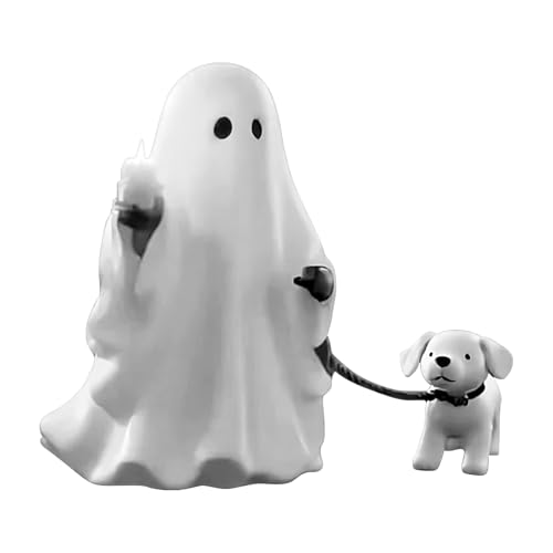 zwxqe Halloween Ghost Figurine - Walking Dog Statue 7 Inch for Spooky Holiday Decor, Resin Craft with Display Function, Ghosts Ornament for Mantel Desk Tabletop Bedroom Kitchen Shelf zwxqe Halloween Ghost Figurine - Walking Dog Statue 7 Inch for Spooky Holiday Decor, Resin Craft with Display Function, Ghosts Ornament for Mantel Desk Tabletop Bedroom Kitchen Shelf von zwxqe