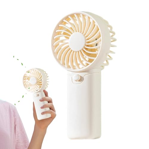 zwxqe Handgehaltener Ventilator | Persönlicher Handventilator - Akku Geräuscharmes Kühlgerät Für Innenbereich & Draußen Reisen Sport Garten Schlafzimmer Wandern Picknick zwxqe Handgehaltener Ventilator | Persönlicher Handventilator - Akku Geräuscharmes Kühlgerät Für Innenbereich & Draußen Reisen Sport Garten Schlafzimmer Wandern Picknick von zwxqe