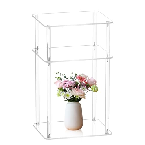 zwxqe Acryl-Nachttisch, schmaler Beistelltisch, 3-stöckig, schlankes Ende, Heimdekoration, akzentes Design für Wohnzimmer, Schlafzimmer, Moderne platzsparende Möbel für jeden Raum zwxqe Acryl-Nachttisch, schmaler Beistelltisch, 3-stöckig, schlankes Ende, Heimdekoration, akzentes Design für Wohnzimmer, Schlafzimmer, Moderne platzsparende Möbel für jeden Raum von zwxqe