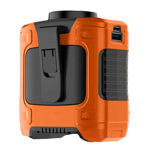 zwxqe Persönlicher Hüftventilator - Wiederaufladbarer Personalventilator Mit LED-Leuchte | Multifunktional Unverzichtbar Bei Heißem Wetter Für Sport Reisen Wandern Camping von zwxqe
