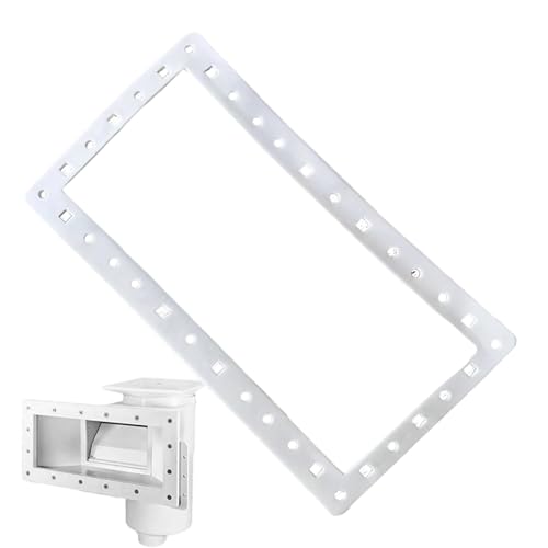 zwxqe Pool-Skimmer-Dichtung, breite Öffnung, 35 x 19 cm, flexibles Spa-Teil, stabile selbstklebende Rückseite für langlebige Schwimmbad-Wartung und zuverlässige strukturelle Reparatur zwxqe Pool-Skimmer-Dichtung, breite Öffnung, 35 x 19 cm, flexibles Spa-Teil, stabile selbstklebende Rückseite für langlebige Schwimmbad-Wartung und zuverlässige strukturelle Reparatur von zwxqe