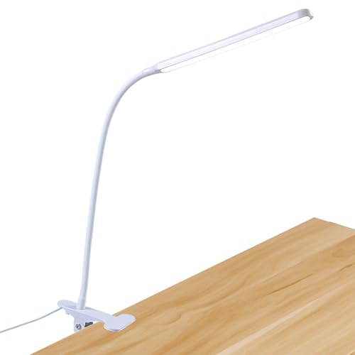 zwxqe Schreibtischlampe - 15,35 Zoll Leselampe für Augenschutz, flexibler Schwungarm und Klemmendesign mit verstellbarer LED -Helligkeit, dimmbares Licht für Studien-, Arbeit und kreative Projekte zwxqe Schreibtischlampe - 15,35 Zoll Leselampe für Augenschutz, flexibler Schwungarm und Klemmendesign mit verstellbarer LED -Helligkeit, dimmbares Licht für Studien-, Arbeit und kreative Projekte von zwxqe