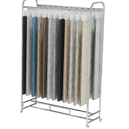 Generisch Mobile Fabric Pattern Display Shelf Display Shelf for Home Textile Stores, Adjustable Center Cross Stem for Retail Stores, Boutiques, Shopping Malls,Doublelayer-100 * 40 * 180 Generisch Mobile Fabric Pattern Display Shelf Display Shelf for Home Textile Stores, Adjustable Center Cross Stem for Retail Stores, Boutiques, Shopping Malls,Doublelayer-100 * 40 * 180 von zxmeimm