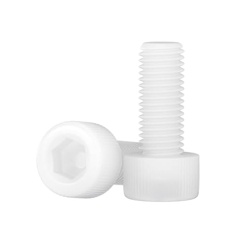 10-100 Stück M3/M4/M5/M6/M8 Nylon-Rändel-Sechskant-Sechskantinnensechskopf-Isolationsmaschinenschrauben, M4x25mm 10-100 Stück M3/M4/M5/M6/M8 Nylon-Rändel-Sechskant-Sechskantinnensechskopf-Isolationsmaschinenschrauben, M4x25mm von zyimodl