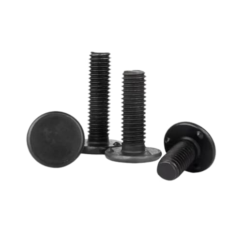 10-100 Stück M5/M6/M8/M10 Kohlenstoffstahl-3-Punkte-Flacher Kopf-Kfz-Schweißschrauben, M5x10mm von zyimodl