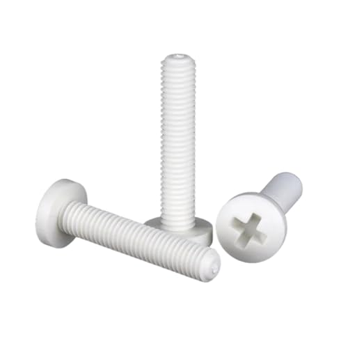 10-50 Stück M2/M2.5/M3/M4/M5/M6/M8/M10 Kunststoff-Knopfkopf-Kreuzschlitz-Isolationsmaschinenschrauben, M6x25mm 10-50 Stück M2/M2.5/M3/M4/M5/M6/M8/M10 Kunststoff-Knopfkopf-Kreuzschlitz-Isolationsmaschinenschrauben, M6x25mm von zyimodl