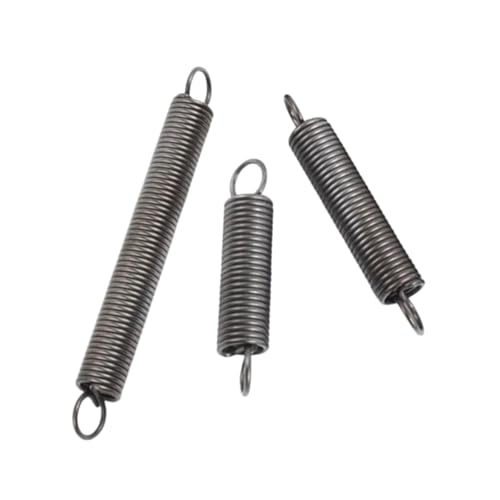 10 Stück Drahtdurchmesser 0.6mm, Zugrückholfeder aus hochkohlenstoffstahl mit Ösenhaken, Außendurchmesser 7mm, Länge 80mm(20-120mm), 0.6x7x80mm(10pcs) von zyimodl