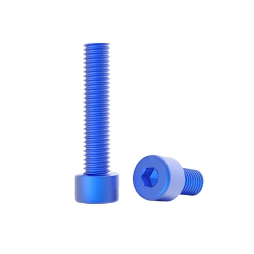 10 Stück M3/M4/M5/M6 Bunte Aluminiumlegierung-Sechskantinnensechskant-Zylinderkopf-Maschinenschrauben, M6x25mm 10 Stück M3/M4/M5/M6 Bunte Aluminiumlegierung-Sechskantinnensechskant-Zylinderkopf-Maschinenschrauben, M6x25mm von zyimodl