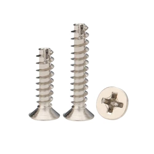 100-500 Stück M2/M2.3/M2.6/M3/M3.5/M4 Kohlenstoffstahl-Senkkopf-Kreuzschlitz-Selbstschneidende Schrauben mit Schnittende, M2.3x8mm 100-500 Stück M2/M2.3/M2.6/M3/M3.5/M4 Kohlenstoffstahl-Senkkopf-Kreuzschlitz-Selbstschneidende Schrauben mit Schnittende, M2.3x8mm von zyimodl