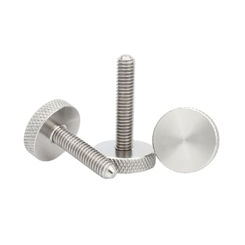 2-10 Stück M2/M2.5/M3/M4/M5/M6/M8/M10 Edelstahl-Rändel-Knopfschrauben für Vorhangwände, M3x6mm 2-10 Stück M2/M2.5/M3/M4/M5/M6/M8/M10 Edelstahl-Rändel-Knopfschrauben für Vorhangwände, M3x6mm von zyimodl