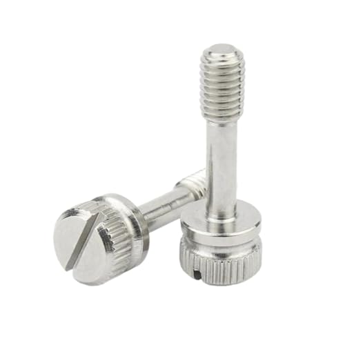 2-10 Stück M2/M2.5/M3/M4/M5/M6/M8 Edelstahl-Schlitz-Antirutsch-Handfest-Druckknopfschrauben, M2x6mm 2-10 Stück M2/M2.5/M3/M4/M5/M6/M8 Edelstahl-Schlitz-Antirutsch-Handfest-Druckknopfschrauben, M2x6mm von zyimodl