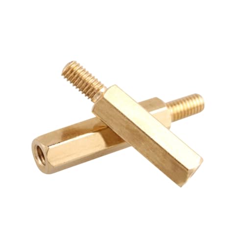2-10 Stück M3/M4 Männlich-zu-Männlich-Gewinde-Messing-Sechskant-Abstandshalter-Schrauben für PCB-Mutterplatine, M3x27+6mm 2-10 Stück M3/M4 Männlich-zu-Männlich-Gewinde-Messing-Sechskant-Abstandshalter-Schrauben für PCB-Mutterplatine, M3x27+6mm von zyimodl