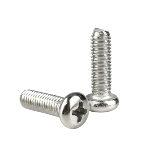 2-10 Stück M4/M5/M6/M8/M10 Edelstahl-PB-Typ-Knopfkopf-Kreuzschlitz-Schrauben, M10x40mm 2-10 Stück M4/M5/M6/M8/M10 Edelstahl-PB-Typ-Knopfkopf-Kreuzschlitz-Schrauben, M10x40mm von zyimodl