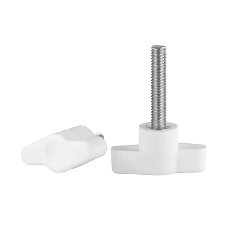 2-10 Stück M4/M5/M6/M8 Z-förmiger Kunststoff-Knob-Edelstahl-Justier-Handfest-Schrauben, M5x35mm 2-10 Stück M4/M5/M6/M8 Z-förmiger Kunststoff-Knob-Edelstahl-Justier-Handfest-Schrauben, M5x35mm von zyimodl