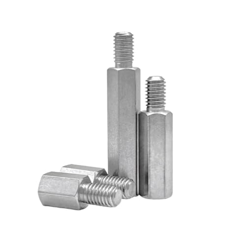 2-20 Stück M2/M2.5/M3/M4/M5/M6/M8/M10 Edelstahl-Männlich-zu-Weiblich-Abstandshalter für PCB-Mutterplatine, M4x60+6mm 2-20 Stück M2/M2.5/M3/M4/M5/M6/M8/M10 Edelstahl-Männlich-zu-Weiblich-Abstandshalter für PCB-Mutterplatine, M4x60+6mm von zyimodl