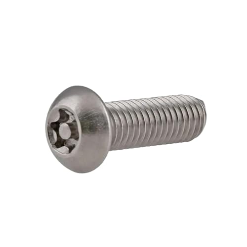 2-20 Stück M3/M4/M5/M6/M8/M10 Edelstahl-Ovalkopf-Torx-Sicherheits-Schrauben mit Stift, M8x45mm 2-20 Stück M3/M4/M5/M6/M8/M10 Edelstahl-Ovalkopf-Torx-Sicherheits-Schrauben mit Stift, M8x45mm von zyimodl