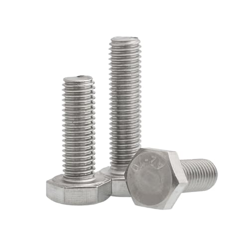 2-6 Stück M4/M5/M6/M8/M10/M12 Edelstahl-Linksgewinde-Sechskopf-Maschinenschrauben, M6x35mm 2-6 Stück M4/M5/M6/M8/M10/M12 Edelstahl-Linksgewinde-Sechskopf-Maschinenschrauben, M6x35mm von zyimodl