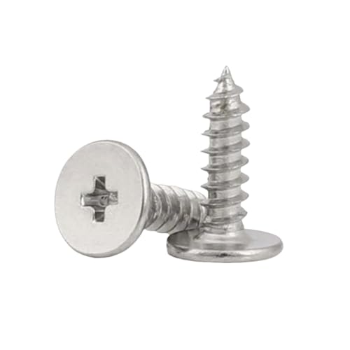 20-300 Stück M1.2/M1.4/M1.7/M2/M2.3/M2.6/M3/M3.5/M4 CA-Typ Kohlenstoffstahl-Ultraflacher Großkopf-Kreuzschlitz-Selbstschneidende Schrauben, M1.7x8mm 20-300 Stück M1.2/M1.4/M1.7/M2/M2.3/M2.6/M3/M3.5/M4 CA-Typ Kohlenstoffstahl-Ultraflacher Großkopf-Kreuzschlitz-Selbstschneidende Schrauben, M1.7x8mm von zyimodl