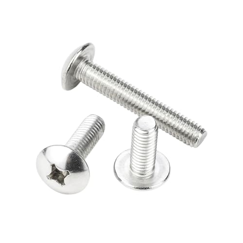 3-90 Stück M2/M2.5/M3/M4/M5/M6/M8 Edelstahl-TM-Typ Kreuzschlitz-Trägerkopf-Schrauben, M5x12mm 3-90 Stück M2/M2.5/M3/M4/M5/M6/M8 Edelstahl-TM-Typ Kreuzschlitz-Trägerkopf-Schrauben, M5x12mm von zyimodl