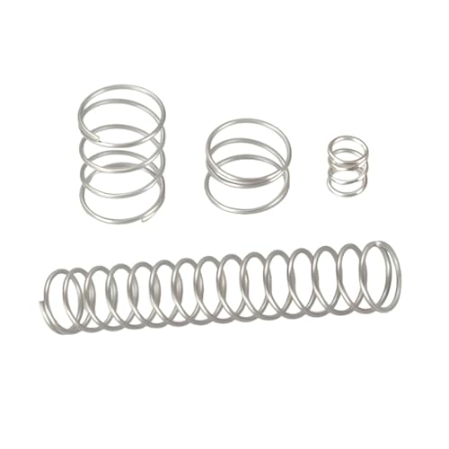 5-10 Stück Drahtdurchmesser 0.6mm Edelstahl-Druckpufferfedern, Außendurchmesser 4mm, Länge 30mm(5-100mm), 0.6x4x30mm(10pcs) von zyimodl