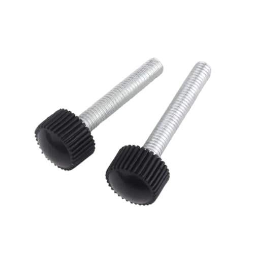 5 Stück M4/M5/M6 Kunststoff-Rändel-Zylinderkopf-Druckknopf-Justierschrauben, M4x25mm 5 Stück M4/M5/M6 Kunststoff-Rändel-Zylinderkopf-Druckknopf-Justierschrauben, M4x25mm von zyimodl