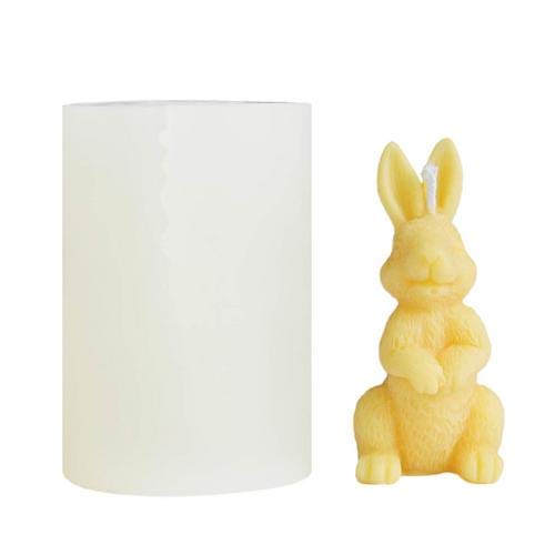 zyl Silikon Kerzenform 3D Ostern Kaninchen Silikon Schimmel Handwerk DIY Formen Seife Herstellung Schimmel Praline Backform Kuchen Dekorieren Werkzeuge von zyl