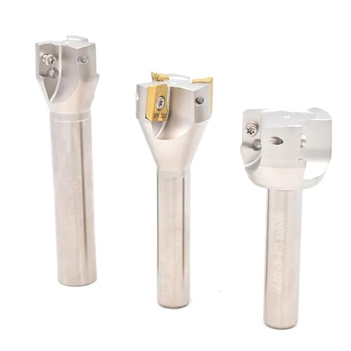 1 stücke 400R Cutter Bar 300R Cutter Kopf Plain Fräsen Maschine Gerade Schaft C20 C16 C12 Flache Rechten Winkel Cutter Kopf APMT1604 Fräsen(300R-30-C12-80L-3T) von zyzZSRHZYZ