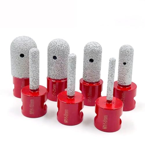 6/8/10/15/20/25/30mm M14 Gewinde Vakuum Gelötete Diamant Finger Bit Löten Fräser(M14-25mm) von zyzZSRHZYZ