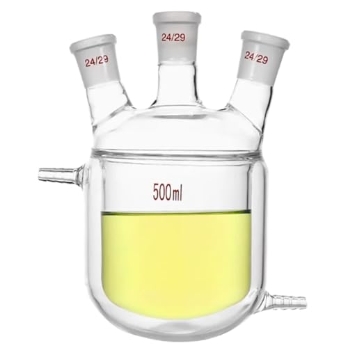 Doppelwandige Reaktionsflaschen aus Gläser(1000ml 24X24X24X24) von zyzZSRHZYZ