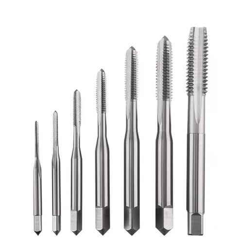 Rechtsgewindebohrer HSS-Maschinengewindebohrer mit gerader Nut, metrische Größe M1 M1.5 M2 M2.5 M3 M3.5 M4 M5 M6 M7 M8(1PC,M8x0.75) von zyzZSRHZYZ