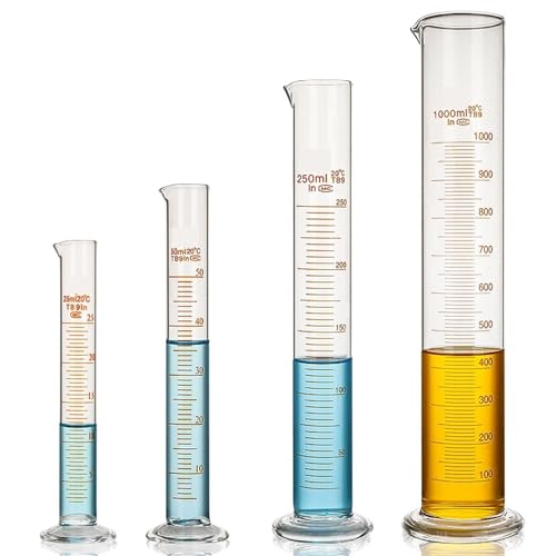 zyzZSRHZYZ 1 stücke Labor Skalierten Messzylinder 5ml Bis 1000ml Verdicken Gläser Messung Container Labor Liefert(250ml) von zyzZSRHZYZ