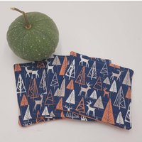 Northwest Coral Quilted Untersetzer - 4Er Set Und Kostenloser Versand von zzMiniQuilts