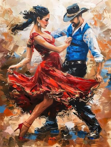 5D Diamond Painting Set für Erwachsene,Spanien tanzen diamant painting eckige steine bilder zubehör Set 50x70cm Diamond Painting kinder DIY crystal art Mosaik Bastelset für Haus Wanddeko Geschenk A43 5D Diamond Painting Set für Erwachsene,Spanien tanzen diamant painting eckige steine bilder zubehör Set 50x70cm Diamond Painting kinder DIY crystal art Mosaik Bastelset für Haus Wanddeko Geschenk A43 von zzgoanguo