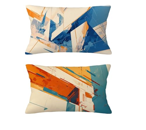 Herbst Kissen Farbe Kissenbezug 40 x 70 cm Kopfkissen Samt Sofakissen Abstrakt Dekokissen Doppelseitiges Muster Kuschelkissen für Terrassen Couch Garten Balkon Strand Halloween Deko,2 Stück md-209 Herbst Kissen Farbe Kissenbezug 40 x 70 cm Kopfkissen Samt Sofakissen Abstrakt Dekokissen Doppelseitiges Muster Kuschelkissen für Terrassen Couch Garten Balkon Strand Halloween Deko,2 Stück md-209 von zzgoanguo