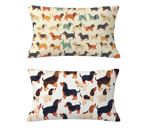 Herbst Kissen Hund Kissenbezug 50 x 90 cm Kopfkissen Samt Sofakissen Creme Dekokissen Doppelseitiges Muster Kuschelkissen für Terrassen Couch Garten Balkon Strand Halloween Winter Deko,2 Stück md-223 Herbst Kissen Hund Kissenbezug 50 x 90 cm Kopfkissen Samt Sofakissen Creme Dekokissen Doppelseitiges Muster Kuschelkissen für Terrassen Couch Garten Balkon Strand Halloween Winter Deko,2 Stück md-223 von zzgoanguo