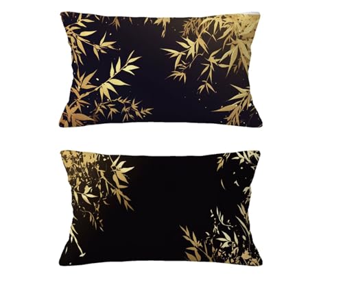 Herbst Kissen Schwarz Kissenbezug 30 x 50 cm Kopfkissen Leinen Sofakissen Bambus Dekokissen Doppelseitiges Muster Kuschelkissen für Terrassen Couch Garten Balkon Strand Halloween Deko,2 Stück md-229 Herbst Kissen Schwarz Kissenbezug 30 x 50 cm Kopfkissen Leinen Sofakissen Bambus Dekokissen Doppelseitiges Muster Kuschelkissen für Terrassen Couch Garten Balkon Strand Halloween Deko,2 Stück md-229 von zzgoanguo