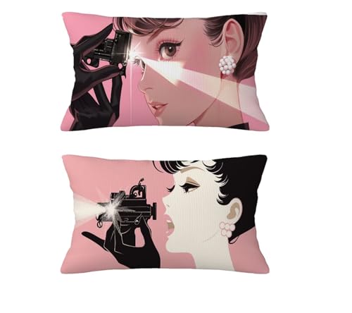 Kissenbezug 30 x 50 cm 2 er set Herbst Kissen Rosa Sofakissen Leinen Kopfkissenbezug Schönheit Kissenbezüge mit Unsichtbarer Reißverschluss für Wohnzimmer Schlafzimmer Deko,Geschenke für Frauen md-222 Kissenbezug 30 x 50 cm 2 er set Herbst Kissen Rosa Sofakissen Leinen Kopfkissenbezug Schönheit Kissenbezüge mit Unsichtbarer Reißverschluss für Wohnzimmer Schlafzimmer Deko,Geschenke für Frauen md-222 von zzgoanguo