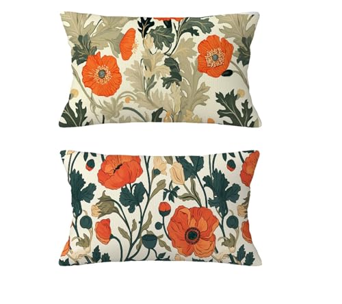 Kissenbezug 40 x 60 cm 2 er set Herbst Kissen Beige Sofakissen Samt Kopfkissenbezug Blume Kissenbezüge mit Unsichtbarer Reißverschluss für Wohnzimmer Schlafzimmer Deko,Geschenke für Frauen md-542 Kissenbezug 40 x 60 cm 2 er set Herbst Kissen Beige Sofakissen Samt Kopfkissenbezug Blume Kissenbezüge mit Unsichtbarer Reißverschluss für Wohnzimmer Schlafzimmer Deko,Geschenke für Frauen md-542 von zzgoanguo