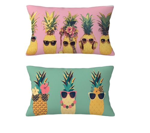 Kissenbezug 50 x 90 cm 2 er Set Herbst Kissen Rosa Sofakissen Leinen Kopfkissenbezug Ananas Kissenbezüge mit Unsichtbarer Reißverschluss für Wohnzimmer Schlafzimmer Deko,Geschenke für Frauen md-220 Kissenbezug 50 x 90 cm 2 er Set Herbst Kissen Rosa Sofakissen Leinen Kopfkissenbezug Ananas Kissenbezüge mit Unsichtbarer Reißverschluss für Wohnzimmer Schlafzimmer Deko,Geschenke für Frauen md-220 von zzgoanguo
