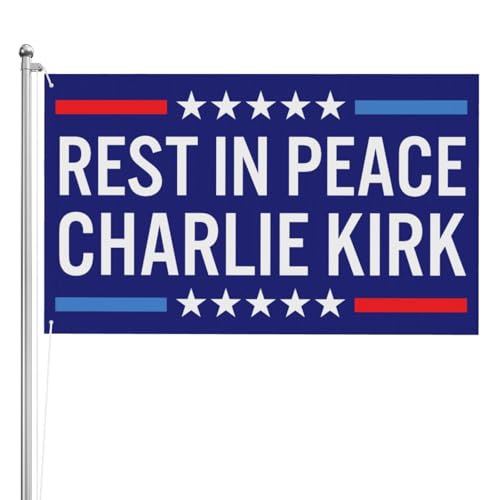 Charlie Kirk Flagge, 90 x 152 cm, doppelseitiger Druck, 3-lagig, Outdoor-Banner, Dekoration Charlie Kirk Flagge, 90 x 152 cm, doppelseitiger Druck, 3-lagig, Outdoor-Banner, Dekoration von zzhoneyasi