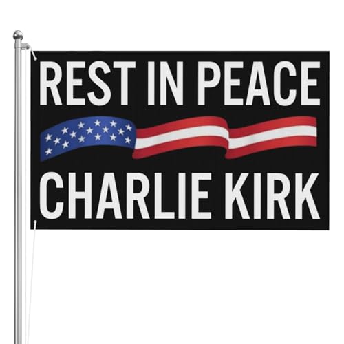 Charlie Kirk Flagge, 90 x 152 cm, doppelseitiger Druck, 3-lagig, Outdoor-Banner, Dekoration Charlie Kirk Flagge, 90 x 152 cm, doppelseitiger Druck, 3-lagig, Outdoor-Banner, Dekoration von zzhoneyasi