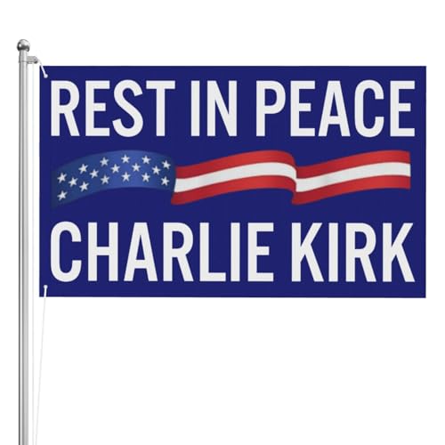 Charlie Kirk Flagge, 90 x 152 cm, doppelseitiger Druck, 3-lagig, Outdoor-Banner, Dekoration Charlie Kirk Flagge, 90 x 152 cm, doppelseitiger Druck, 3-lagig, Outdoor-Banner, Dekoration von zzhoneyasi