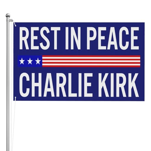 Charlie Kirk Flagge, 90 x 152 cm, doppelseitiger Druck, 3-lagig, Outdoor-Banner, Dekoration Charlie Kirk Flagge, 90 x 152 cm, doppelseitiger Druck, 3-lagig, Outdoor-Banner, Dekoration von zzhoneyasi